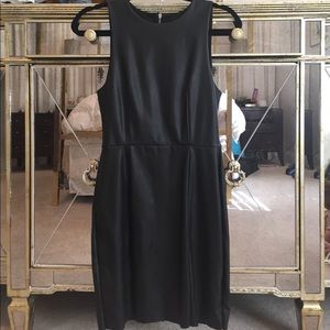 H&M Faux Leather Dress Black Small