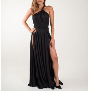 Black evening dress