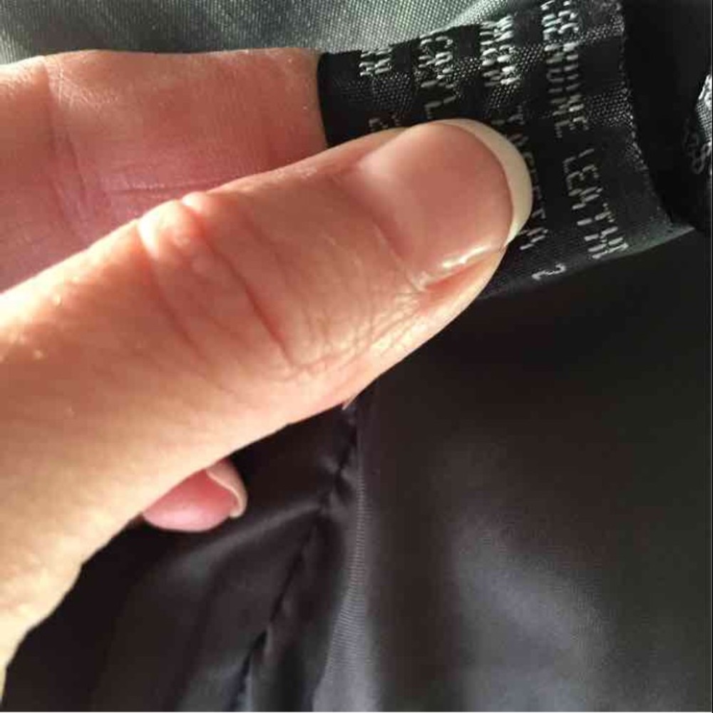 Members Only Leather Jacket - Picture 3 of 4