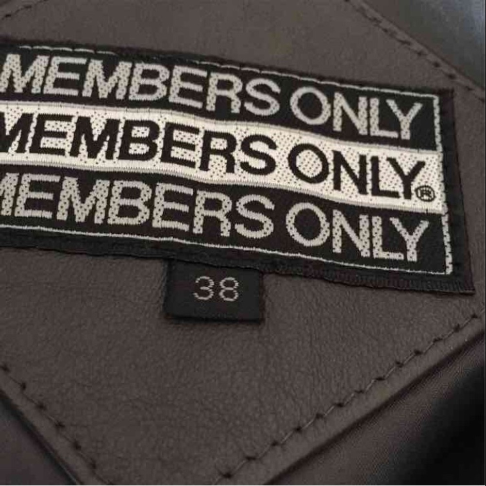 Members Only Leather Jacket - Picture 4 of 4