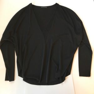 Silky Black Zara Blouse Size S