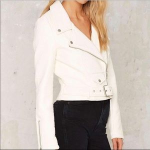 New wo Tags Nasty Gal Rover Moto Jacket