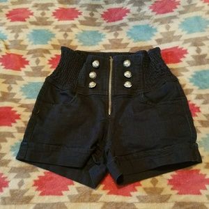 High waisted shorts