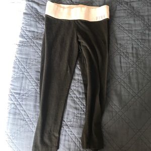 VS PINK Crop Yoga Pants