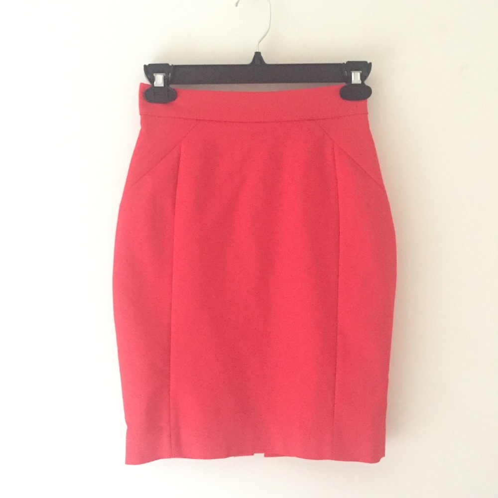 H&M Red Pencil Skirt