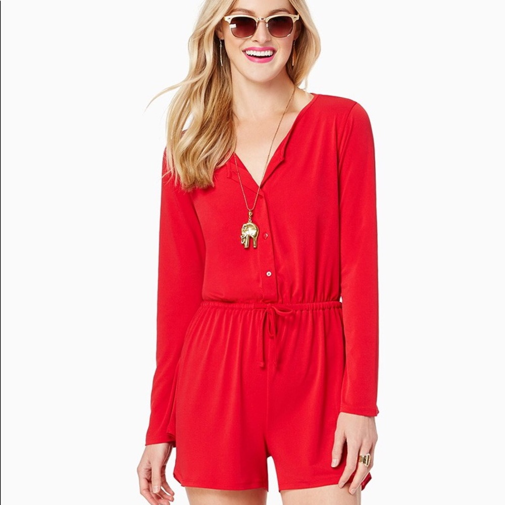 Red Holiday Romper🎄🎄