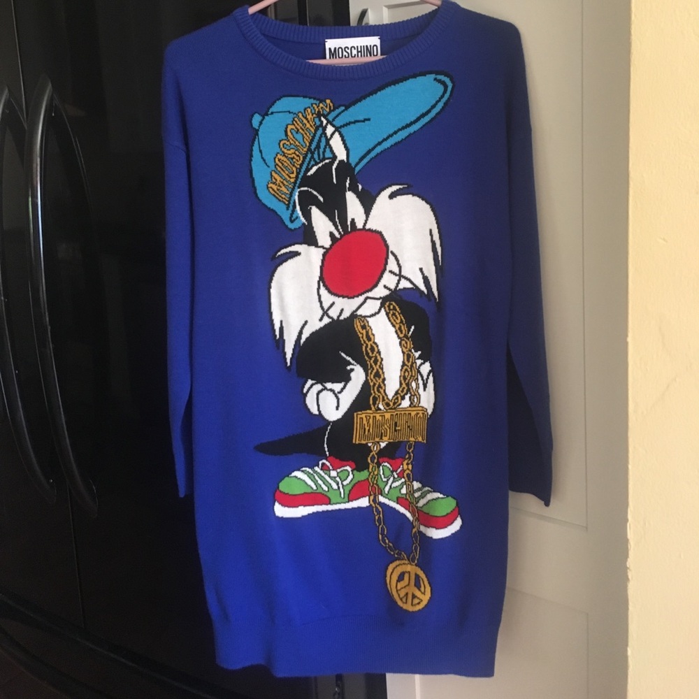 MOSCHINO SWEATER DRESS!