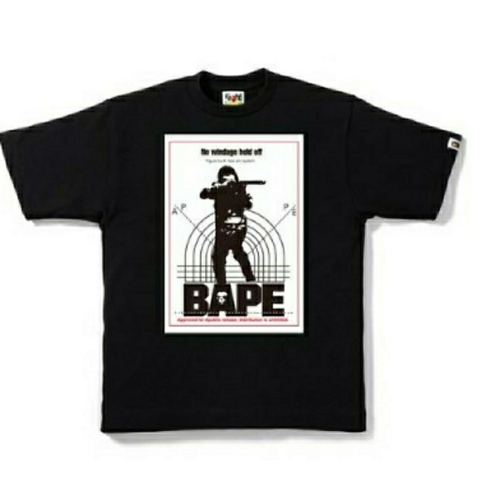 Bape hunting tee men smalls
