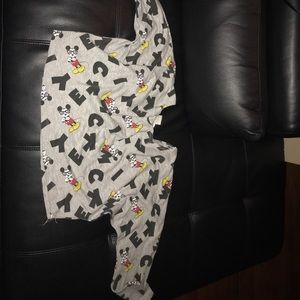 Mickey Mouse crop top long sleeve