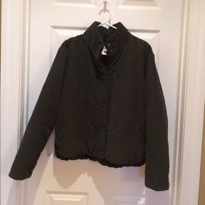 Hunter green corduroy coat