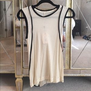 Rag & Bone Cream and Black Top XS NWT