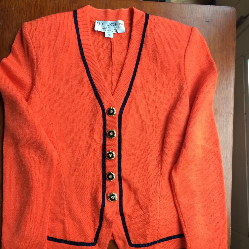 St John Coral knitted cardigan