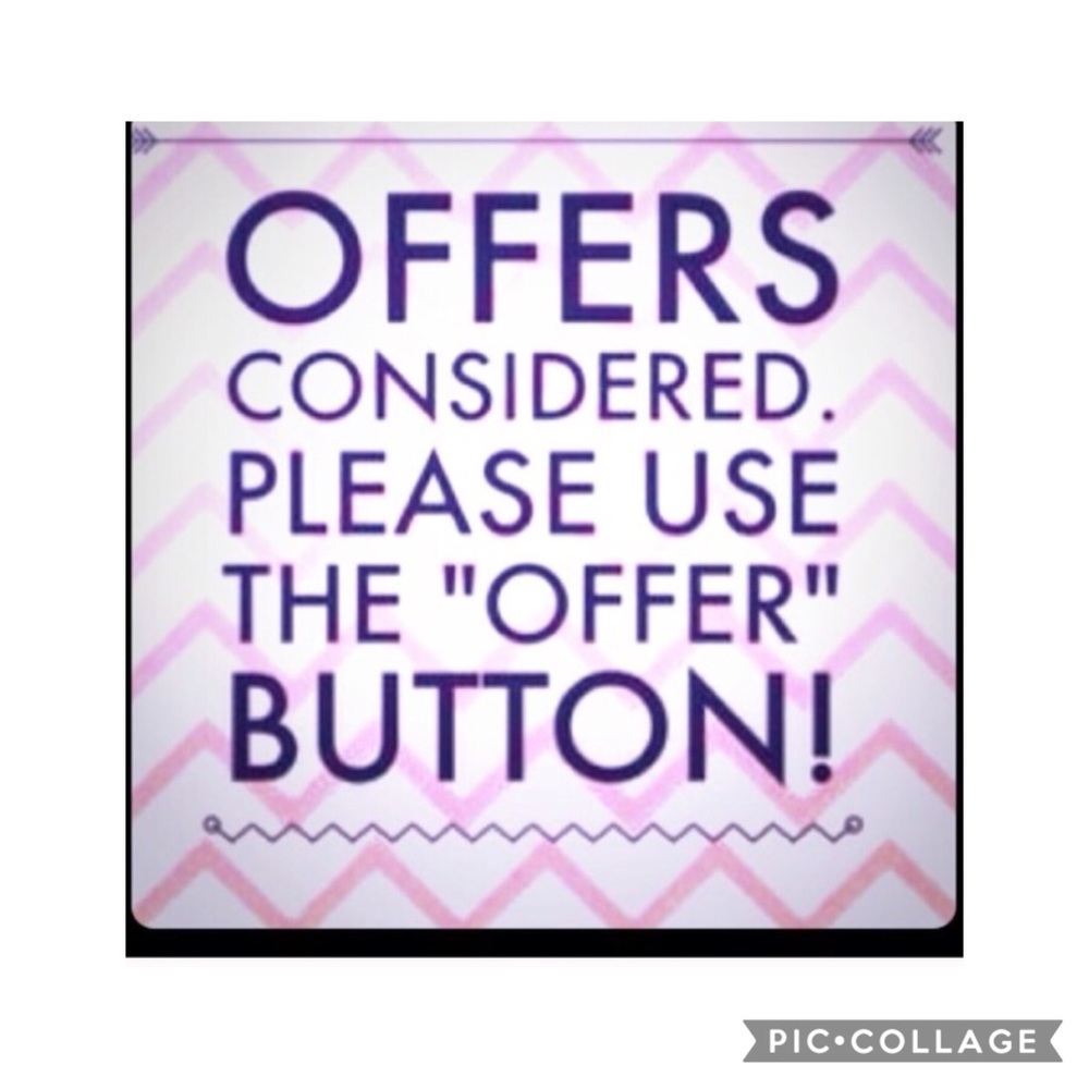 Please use the offer button for offers!