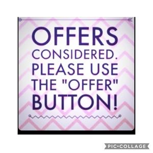 Please use the offer button for offers!