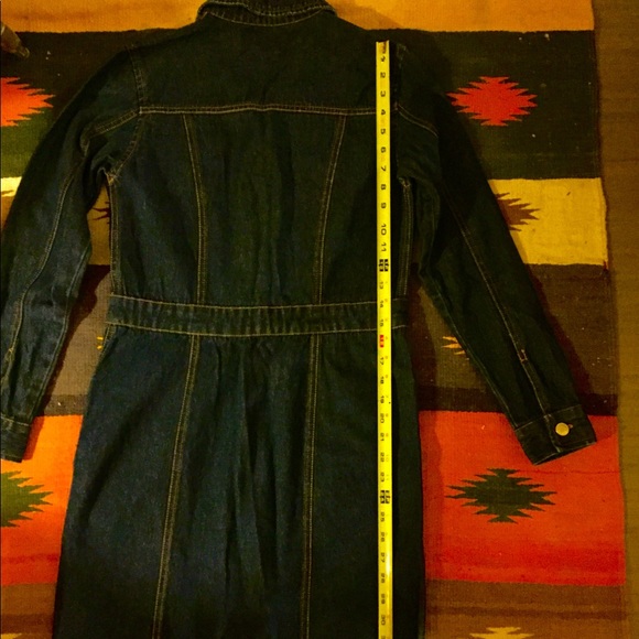 Classic 90’s Vintage Jean / Denim Dress - Picture 4 of 4