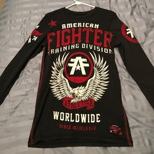American fighter long sleeve tee