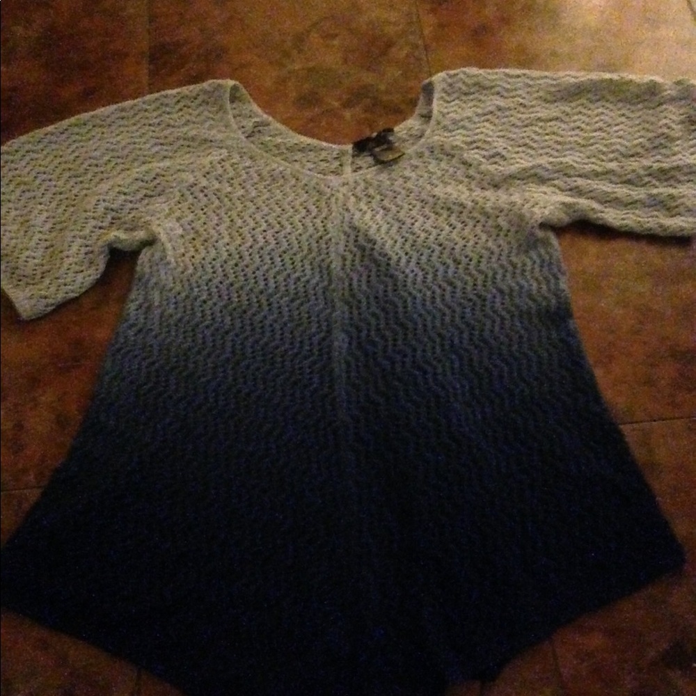 Blue ombre shirt