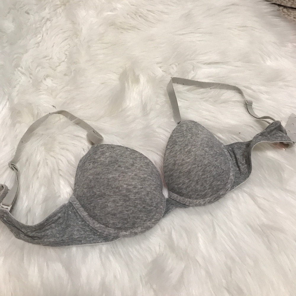 Gray bra
