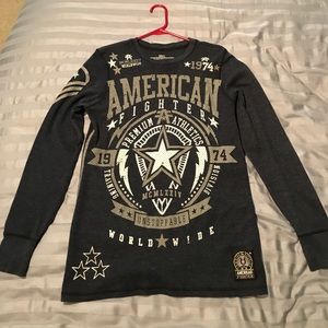 American fighter long sleeve tee