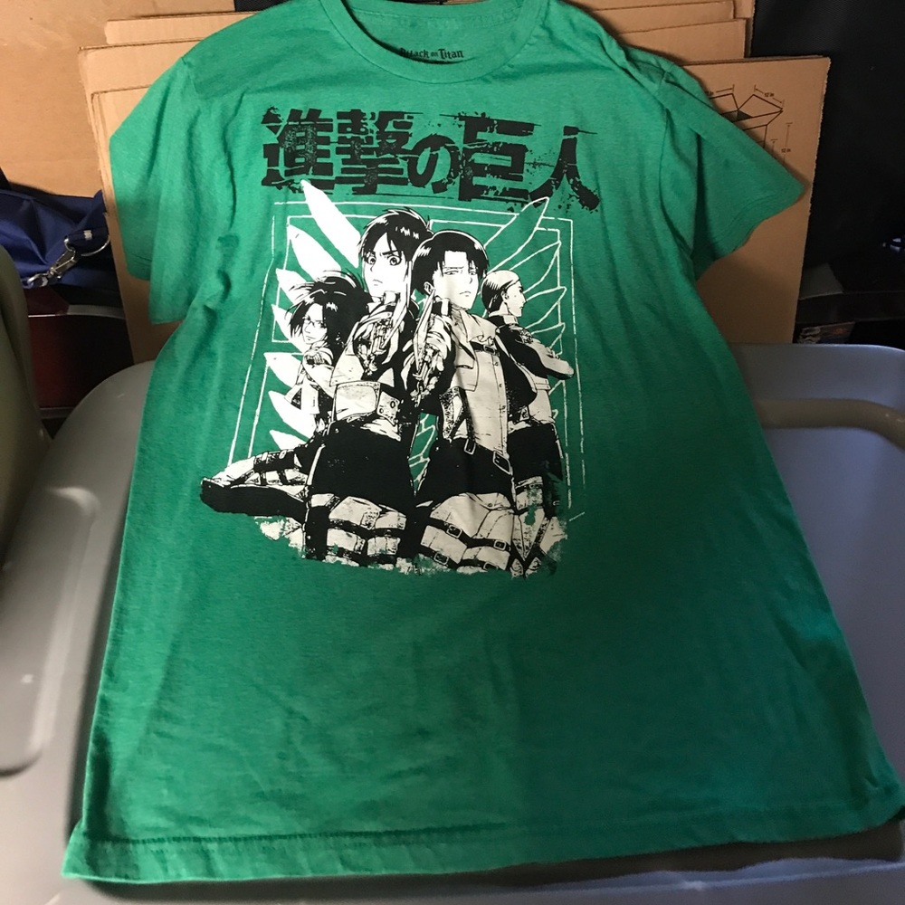 Attack on titans t-shirt large