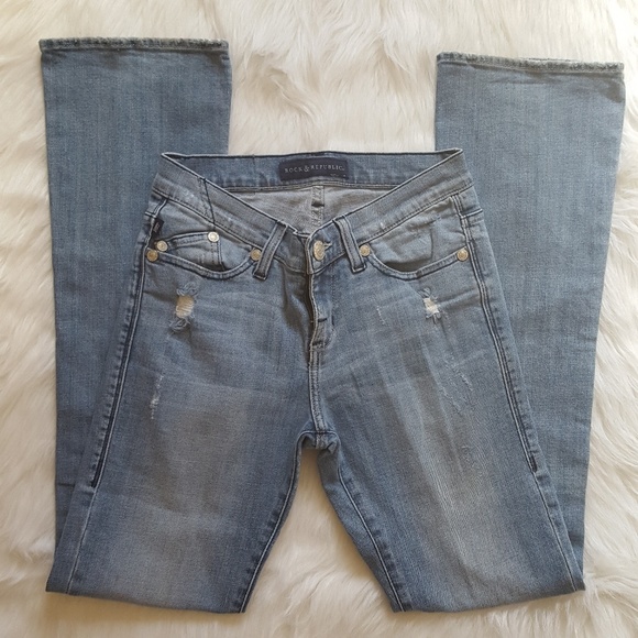 Rock & Republic Jeans Size 2 Bootcut, Kasandra - Picture 1 of 4