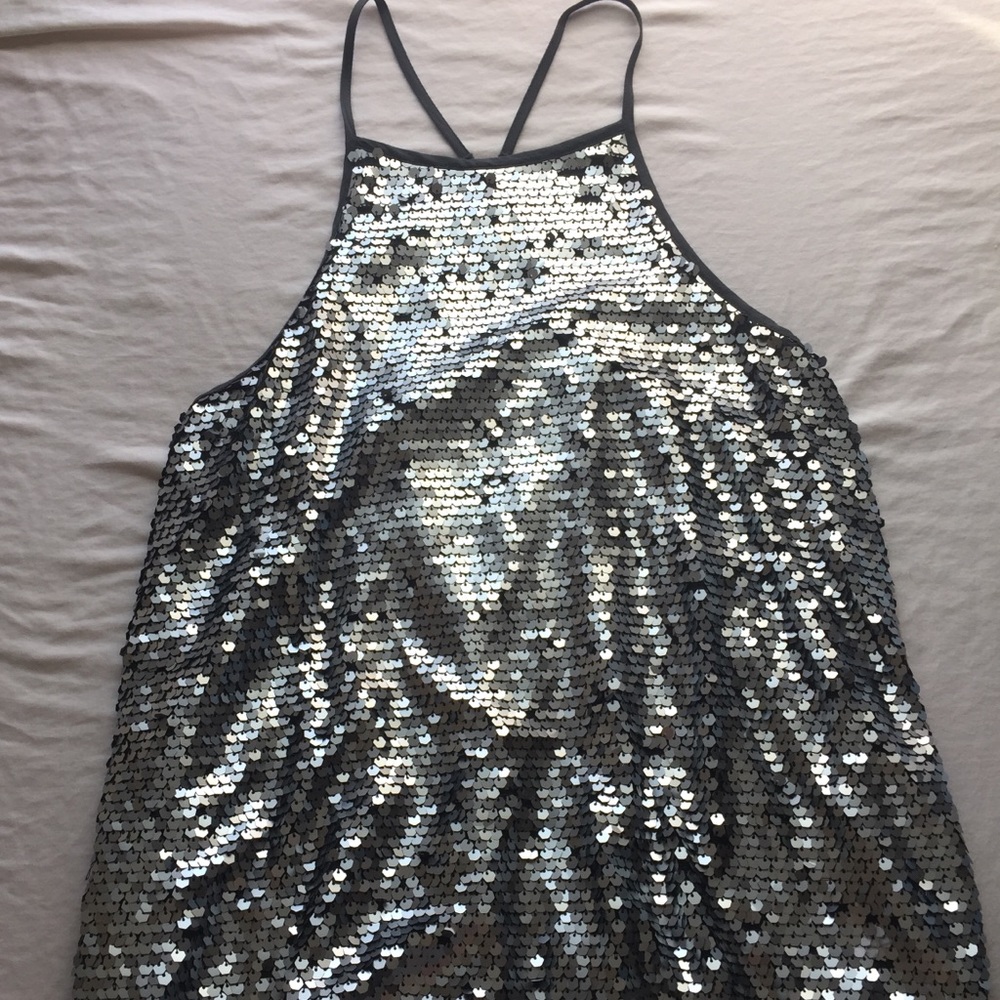 Hollister sequin tank top