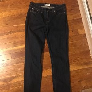 Madewell Alley Straight dark wash jean size 30