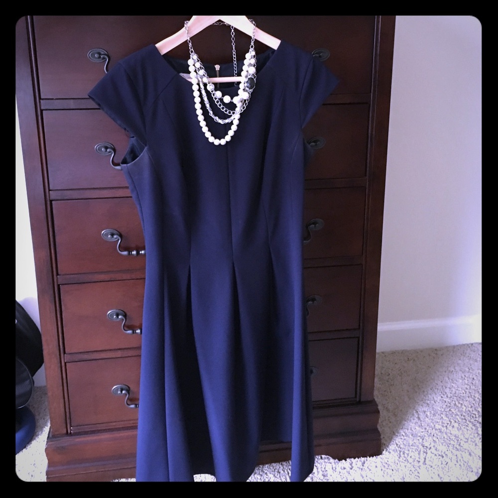Dressbarn navy dress