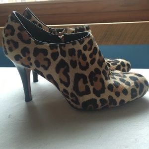 Cole Haan Calf Hair Zippered Heels