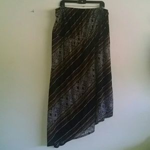 Multi Color Aztec Print Strapless Dress 18/20