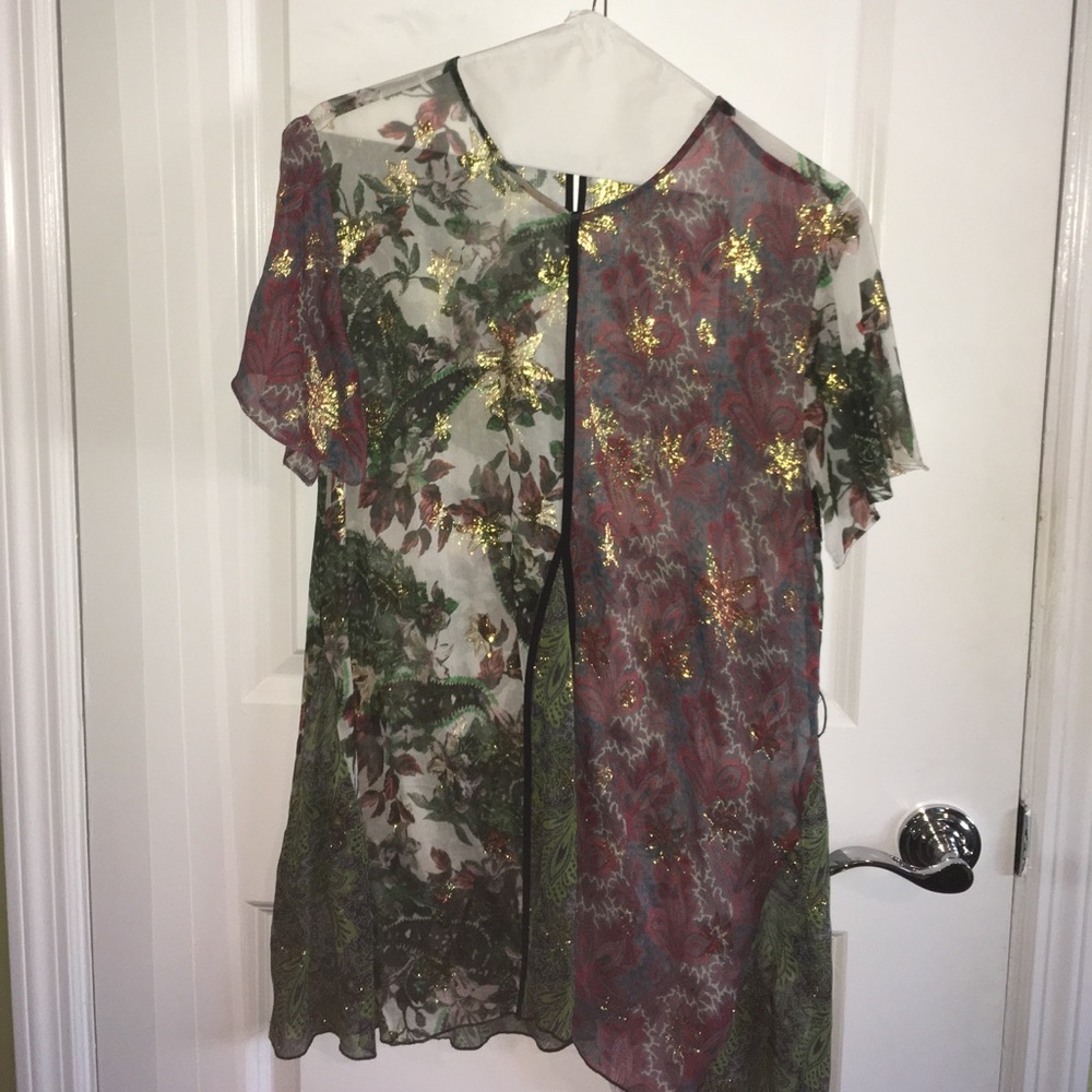 Zara Sheer tunic size M