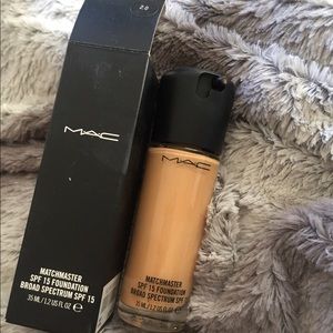 Mac match master spf 15 foundation