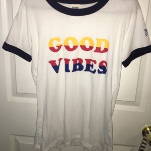 Good vibes PINK Victoria Secret shirt