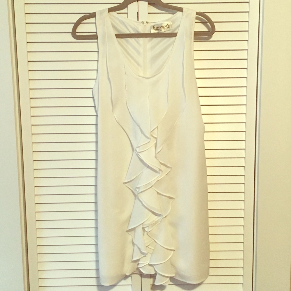 White cocktail dress