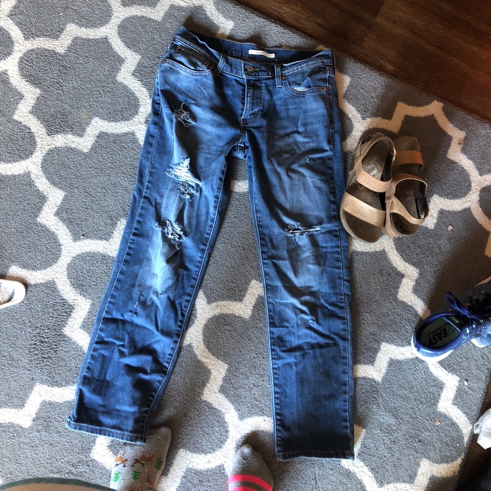 Levi boyfriend jeans