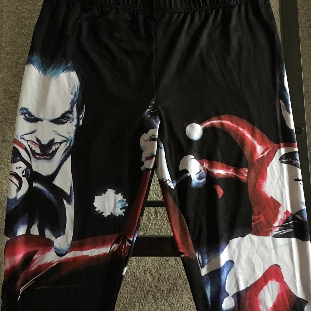 DC Harley Quinn and Joker leggings