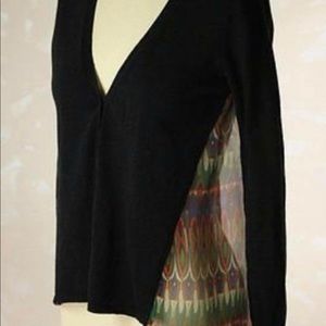 Yellow Bird Spliced Top