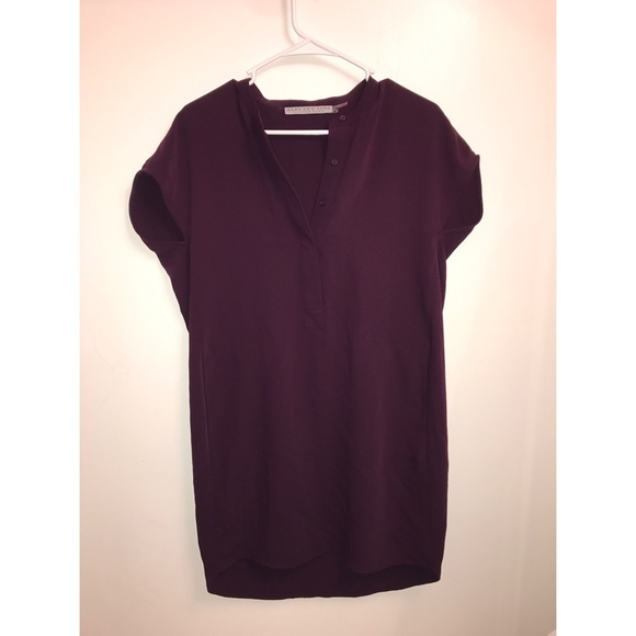 Andrew Marc plum dress - Picture 1 of 2