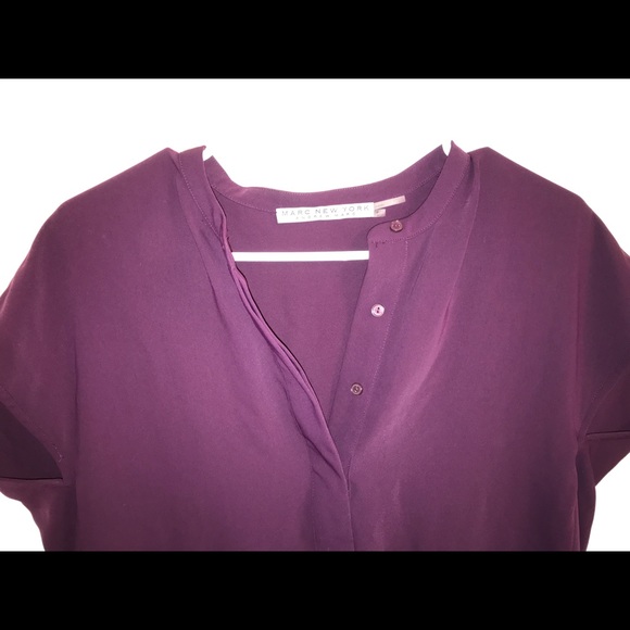 Andrew Marc plum dress - Picture 2 of 2