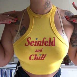 ✨O-MIGHTY SEINFELD N CHILL CROP TANK✨