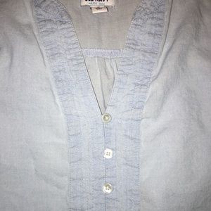 Old Navy xs blue denim blouse