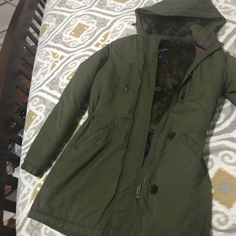 Green parka