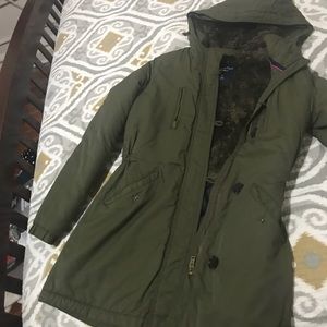 Green parka