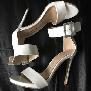 ✨ Chinese Laundry White Heels Women Designer Shoes