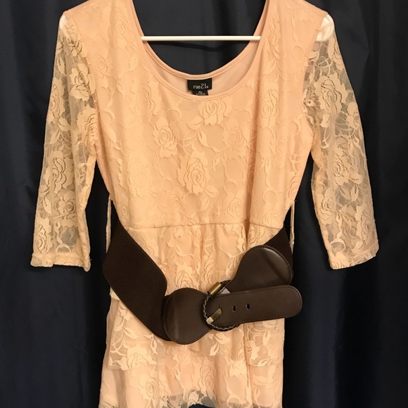 Rue 21 Tops - Blush Lace Top Rue 21 Tops - Blush Lace Top