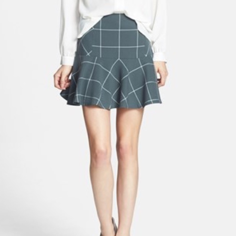 1.STATE Plaid Skirt
