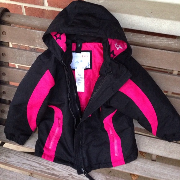 PINK Wonderkids Girls Toddler Winter Coat Jacket Size 2T 4T Water Resistant NWT