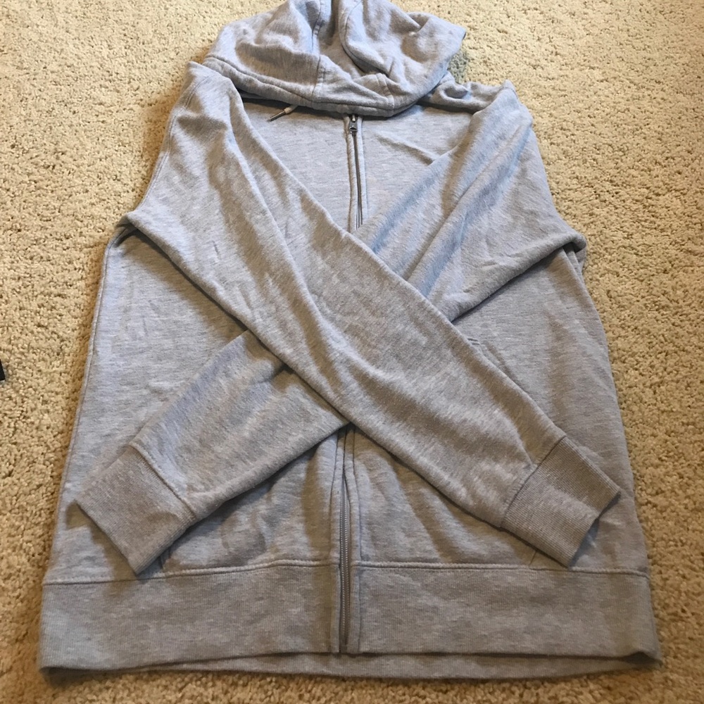 Quiksilver zip up hooded sweatshirt