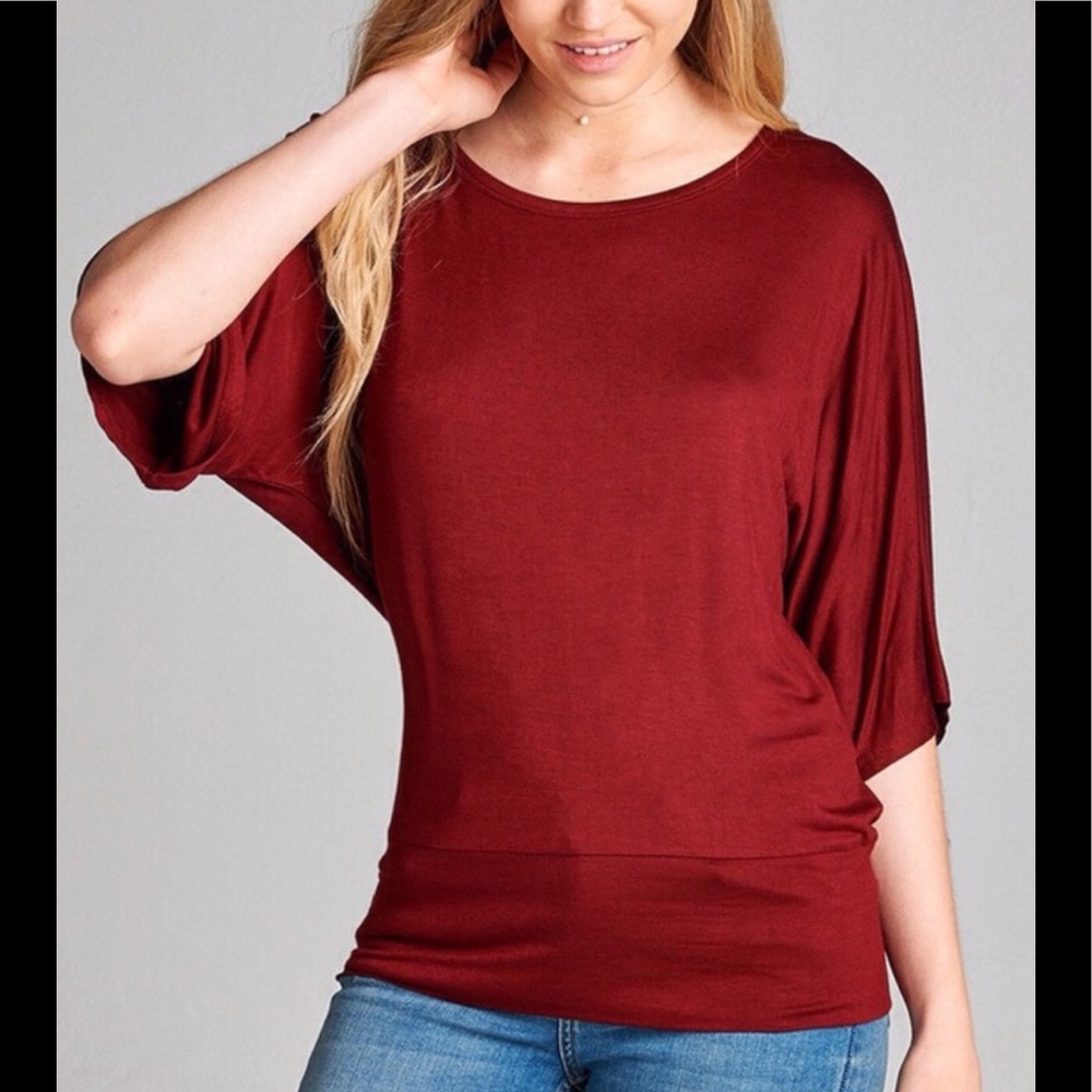 3 for $10 semi - batwing top