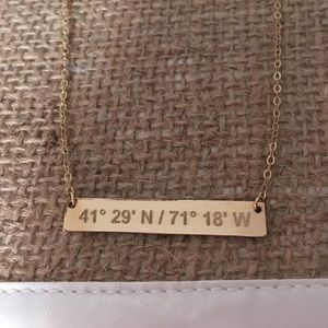 Lat & Lo Coordinates Necklace